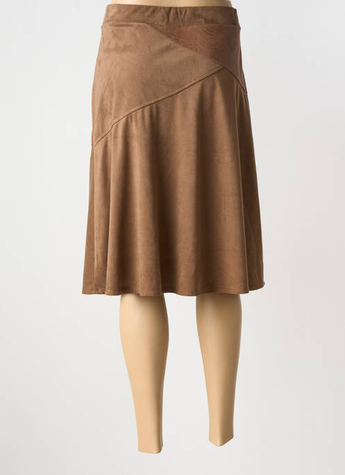 Fustă midi maro HALOGENE femeie