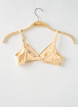 Sutien fără armatură bralete culoare piersică HUIT femeie