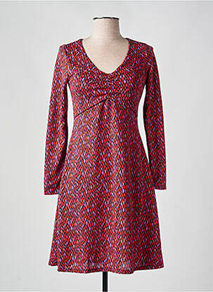 Rochie scurtă mâneci lungi mâneci lungi portocalie LINGAM femeie