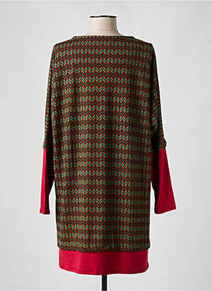 Rochie scurtă mâneci lungi mâneci lungi verde LINGAM femeie