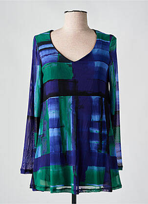 Top imprimeu fantezie mâneci lungi violet AN II VITO femme