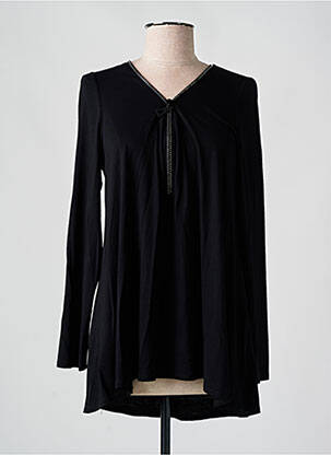 Tunică mâneci lungi negru AN II VITO femeie
