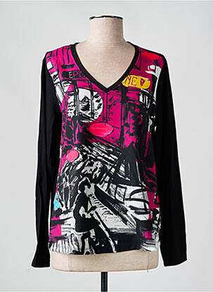 Tricou mâneci lungi mâneci lungi negru MALOKA femeie