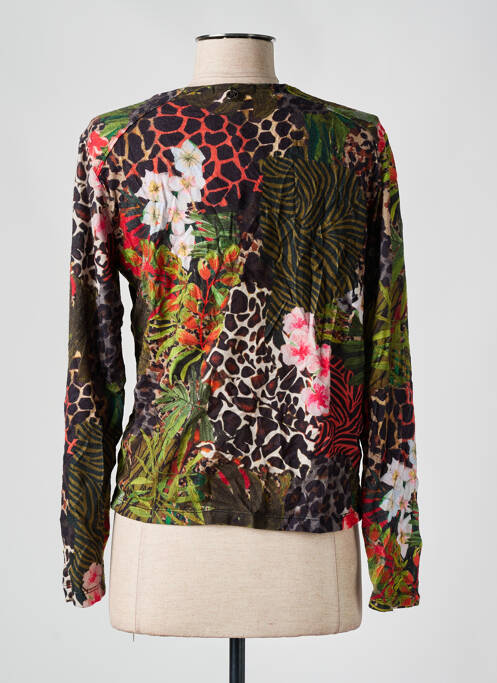 Vestă cu mâneci lungi verde MALOKA femeie