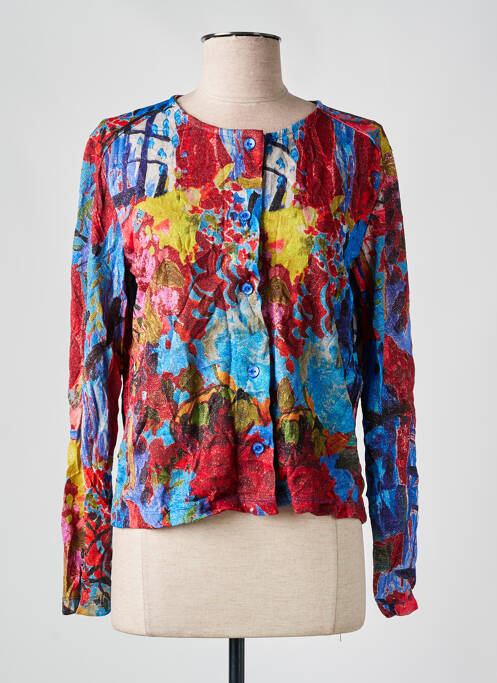 Vestă cu mâneci lungi roșu MALOKA femeie