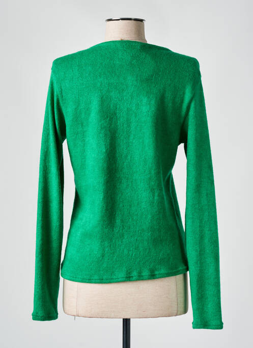 Vestă cu mâneci lungi verde LINGAM femeie