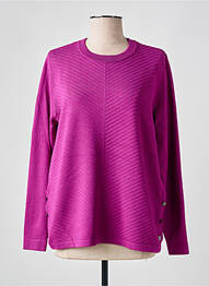 Pulover guler rotund mâneci lungi violet BRANDTEX femme