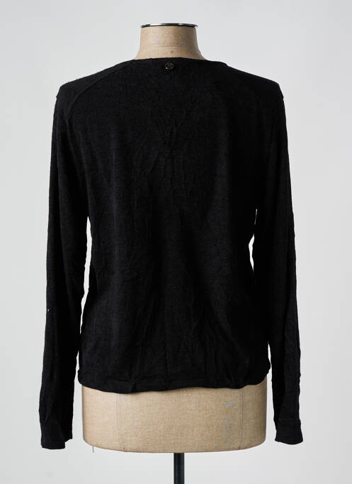 Vestă cu mâneci lungi negru MALOKA femeie