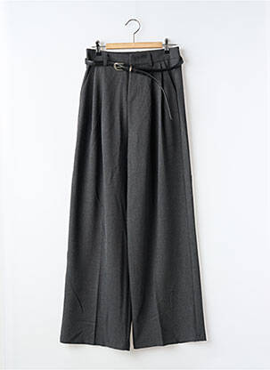 Pantalon evazat croială evazată gri FEELKOO femeie