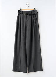 Pantalon evazat croială evazată gri FEELKOO femme