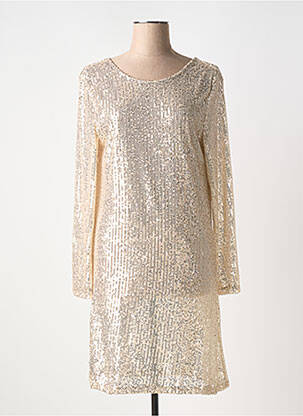 Rochie scurtă auriu JOLIFLY & JUSTINE Y femeie