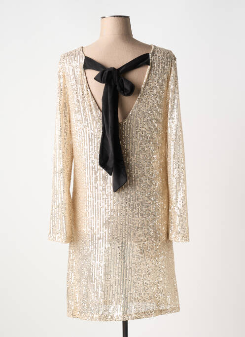 Rochie scurtă auriu JOLIFLY & JUSTINE Y femeie