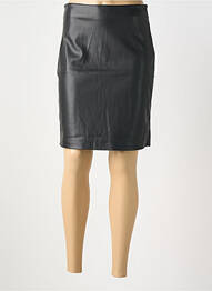 Fustă midi talie cu cleme negru ONLY femeie