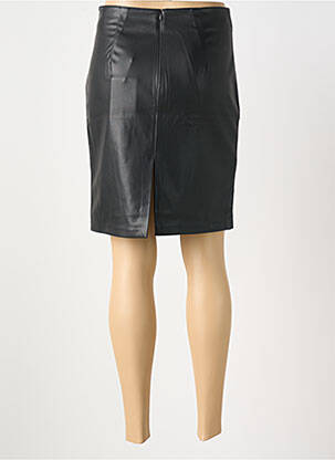 Fustă midi talie cu cleme negru ONLY femeie