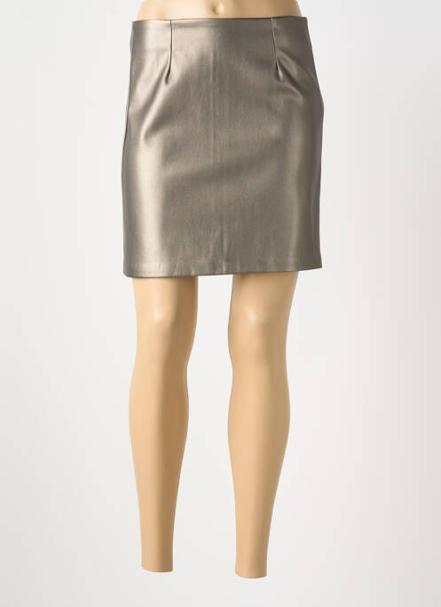 Fustă scurtă maro ORAIJE femeie