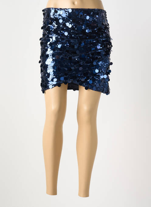 Fustă scurtă albastru PEACE N'LOVE femeie