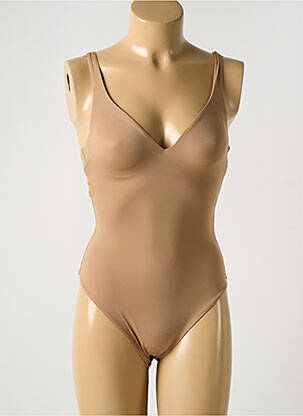Body de lenjerie elasticitate culoare piersică COTTON CLUB femeie
