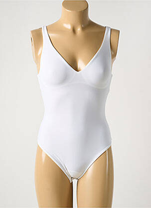 Body de lenjerie elasticitate alb COTTON CLUB femeie