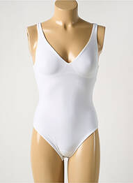 Body de lenjerie elasticitate alb COTTON CLUB femeie