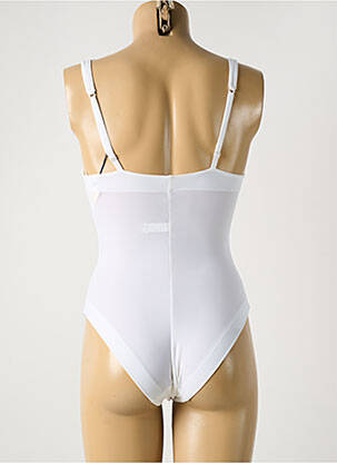 Body de lenjerie elasticitate alb COTTON CLUB femeie