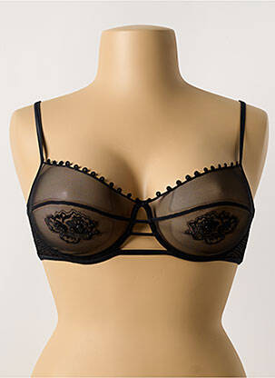 Sutien negru RCRESCENTINI BY COTTON BLUB femeie