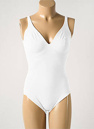 Body de lenjerie elasticitate alb COTTON CLUB femeie