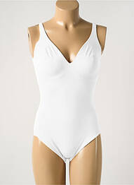 Body de lenjerie elasticitate alb COTTON CLUB femeie