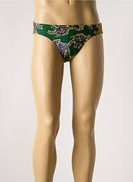 Slip de baie imprimeu fantezie verde RASUREL homme
