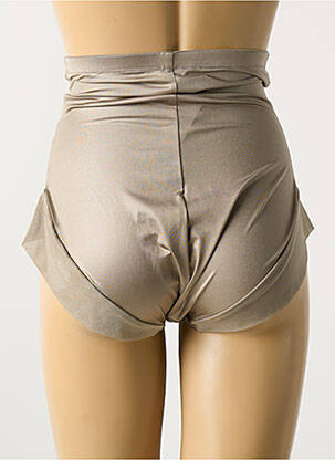 Chilot cu talie înaltă țesătură satinată maro LISE CHARMEL femeie