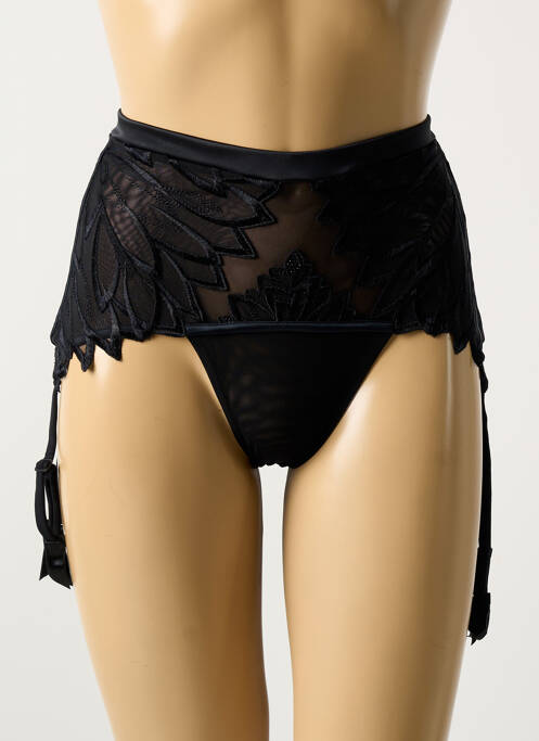 Corset/Jartieră negru RCRESCENTINI BY COTTON BLUB femeie