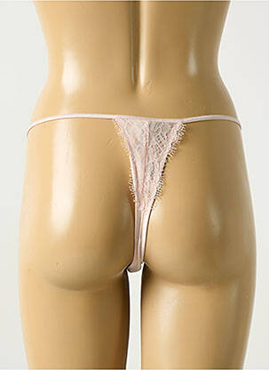 Tanga tulle transparent roz LISE CHARMEL femeie