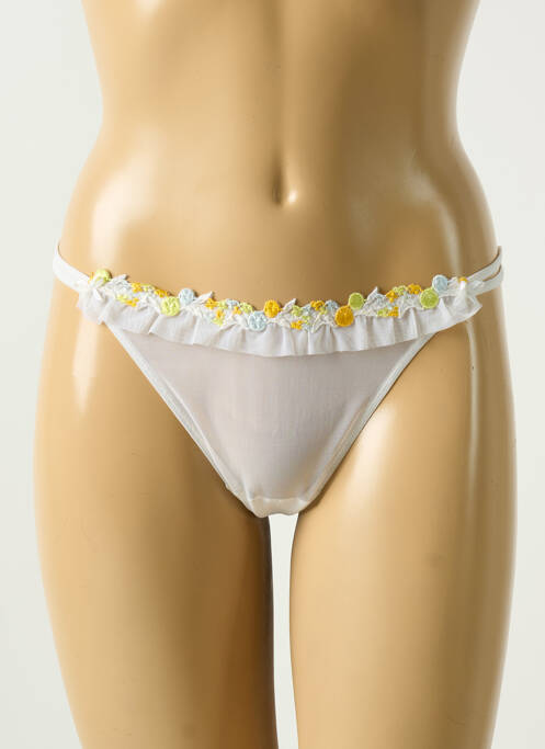 Șnur alb COTTON CLUB femeie