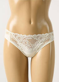 Tanga elasticitate alb COTTON CLUB femeie