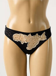 Tanga elasticitate negru COTTON CLUB femeie