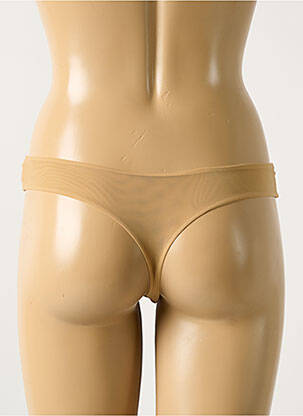Tanga elasticitate culoare piersică COTTON CLUB femeie