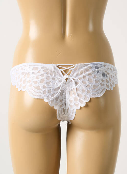 Tanga alb RCRESCENTINI BY COTTON BLUB femeie