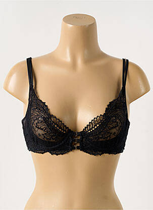 Sutien sutien cupe întregi cu decolteu înalt sutien cupe întregi cu decolteu înalt negru RCRESCENTINI BY COTTON BLUB femeie
