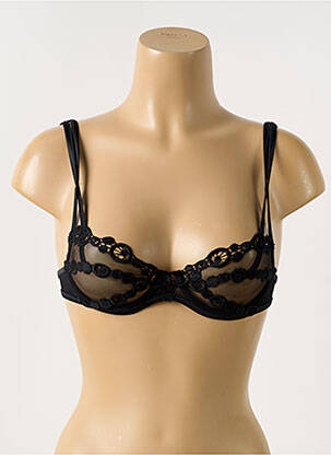 Sutien sutien balconet cu decolteu înalt sutien balconet cu decolteu înalt negru RCRESCENTINI BY COTTON BLUB femeie