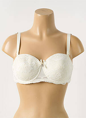 Sutien broderie top bentiță alb LISE CHARMEL femeie