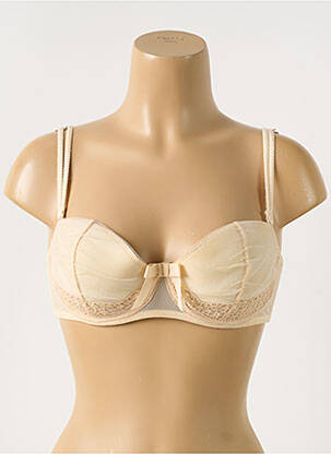 Sutien top sutien modelat top sutien modelat culoare piersică RAVAGE femeie