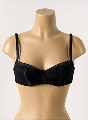 Sutien bretele elastice reglabile top bentiță negru COTTON CLUB femeie