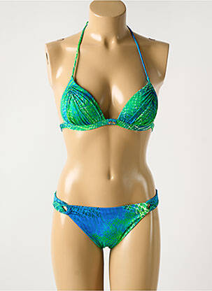 Costum de baie din două piese elasticitate top sutien modelat albastru MARYAN MEHLHORN femme