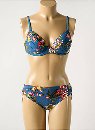 Costum de baie din două piese elasticitate top sutien modelat albastru MARYAN MEHLHORN femeie