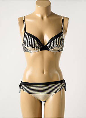 Costum de baie din două piese elasticitate top sutien modelat negru MARYAN MEHLHORN femeie