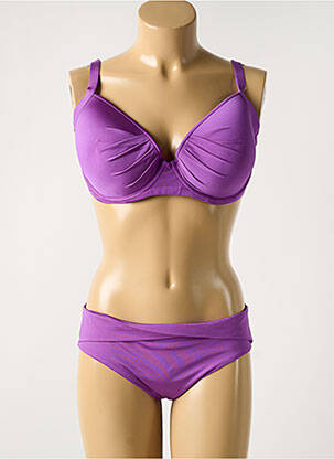 Costum de baie din două piese elasticitate top sutien modelat violet MARYAN MEHLHORN femeie