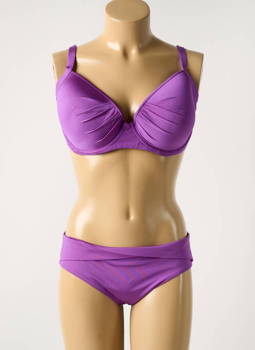 Costum de baie din două piese elasticitate top sutien modelat violet MARYAN MEHLHORN femme