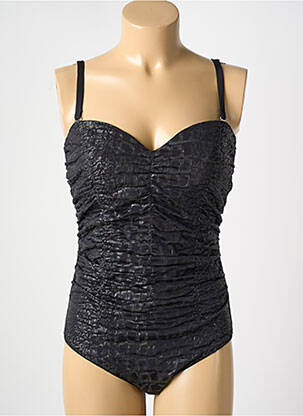 Costum de baie dintr-o singură piesă elasticitate top sutien modelat negru FERAUD femeie