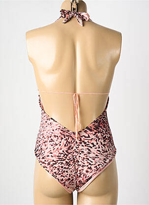 Costum de baie dintr-o singură piesă elasticitate top triunghiuri roz BLUMARINE femeie