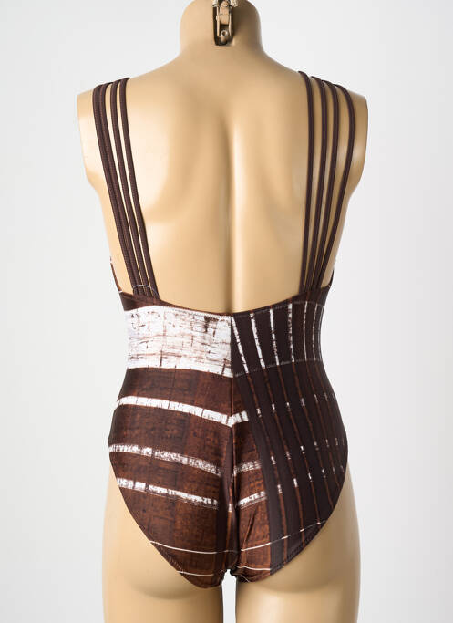 Costum de baie dintr-o singură piesă maro MARYAN MEHLHORN femeie