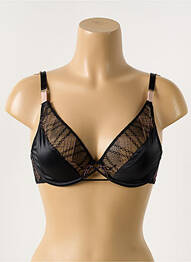 Sutien bretea multi poziție sutien cupe întregi cu decolteu înalt negru CHANTELLE femme